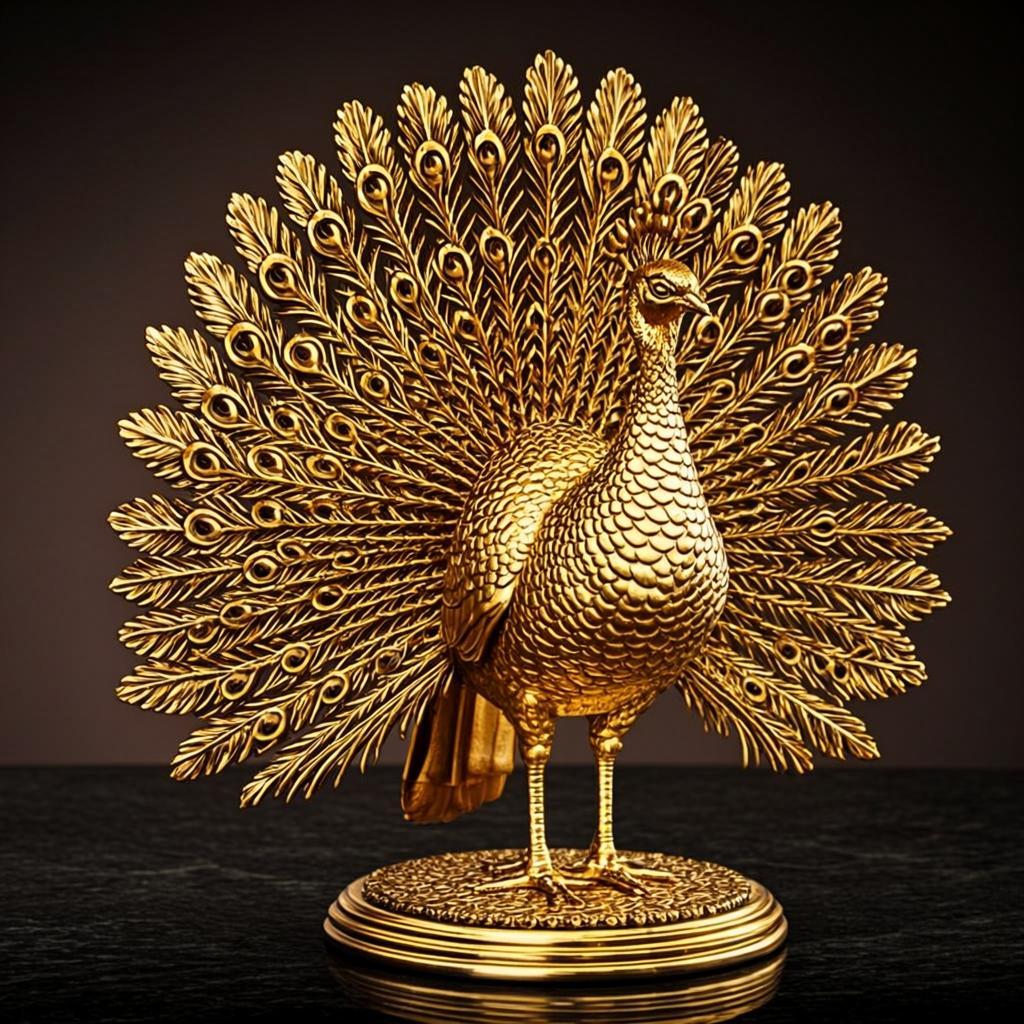 Mayur Peacock Figurine