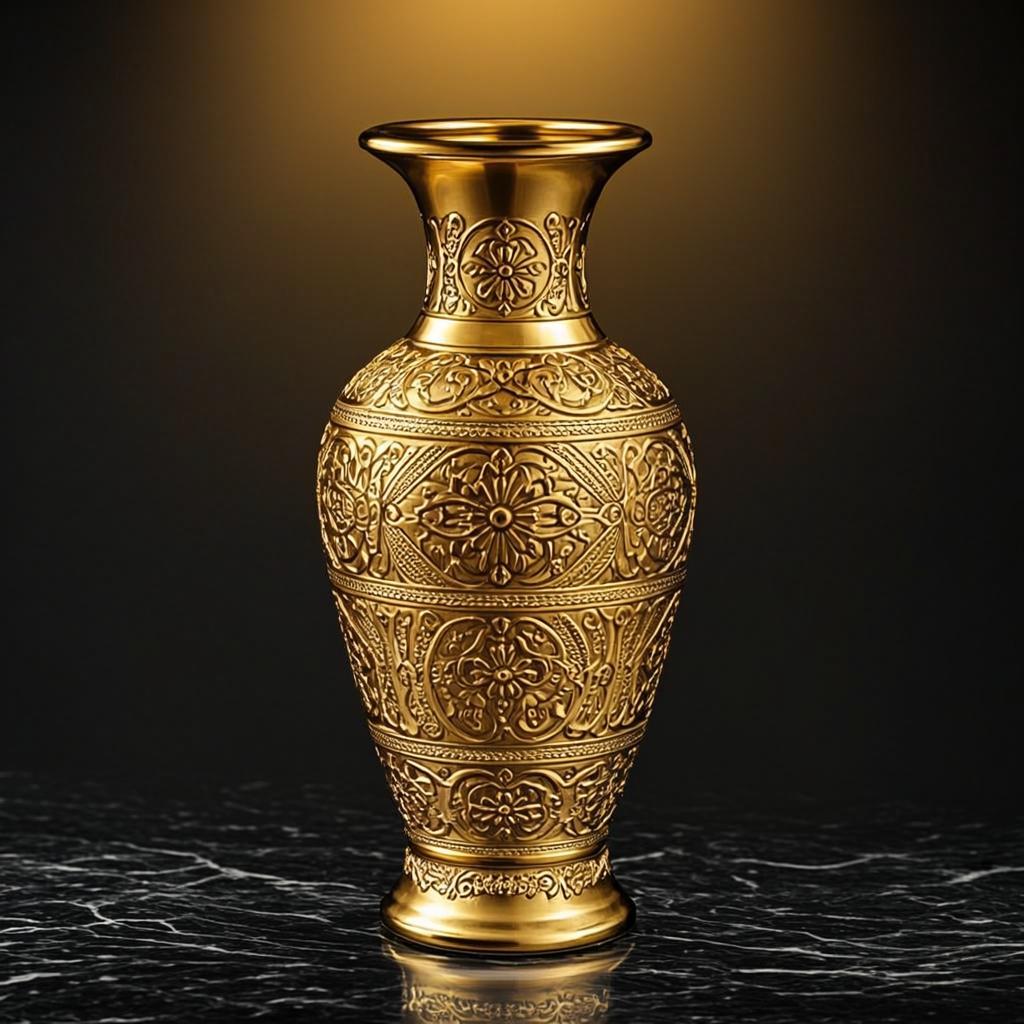 Mughal Tall Floral Vase